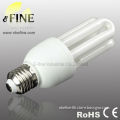 U shape compact fluorescent lamp 3U 11W E27 T3 2700k